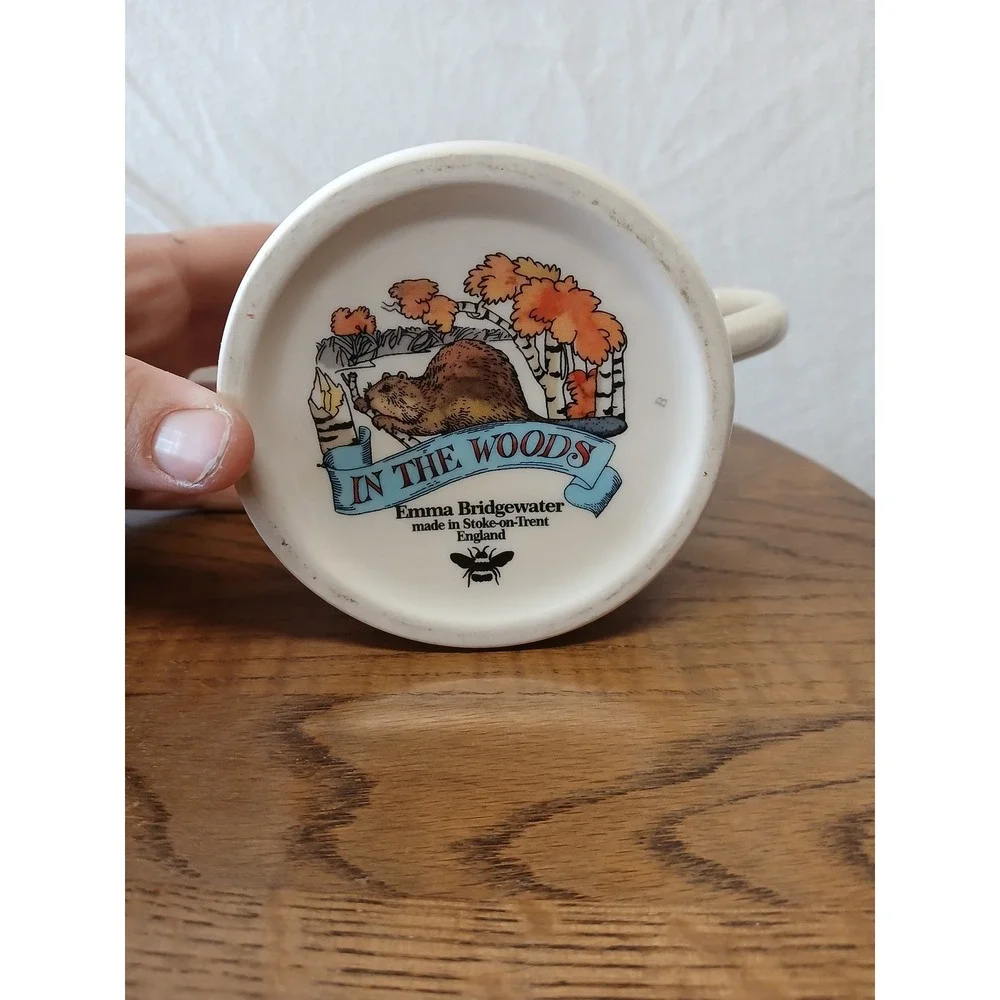 Emma bridgewater in the woods 1/2 pint mug stoke on Trent England coffee tea mug